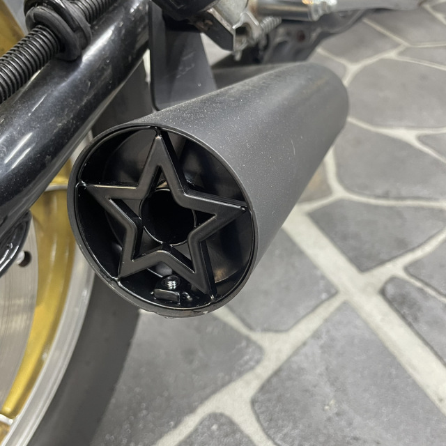 70パイ ショート管用 星型 バッフル 蓋式