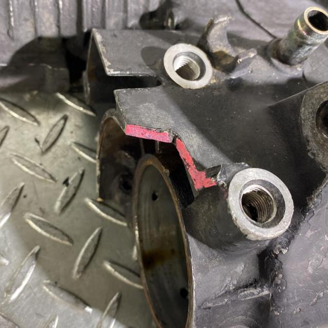 HONDA CBX400F クランクケース 上側 ホンダ