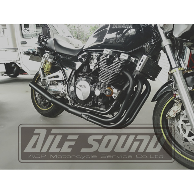 YAMAHA XJR1300 (RP03) 2003年~ ショート管 マフラー [メッキタイプ]