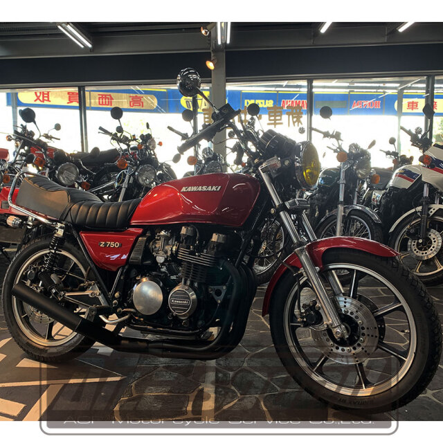 Kawasaki Z750FX 3型　集合菅 Z750FX 2型-3型 エルサウンド ショート管 ブラック マフラー