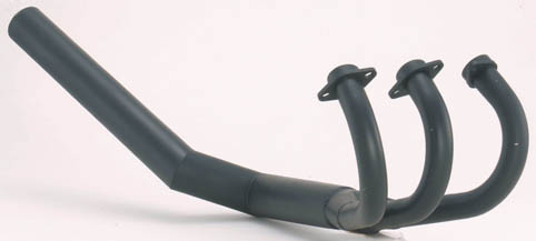 SUZUKI GT380　 集合チャンバー　[ブラックタイプ]