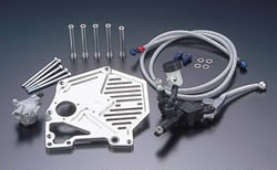 BILLET フルカバータイプ 油圧クラッチボードのみ (シルバー) 【Z1/Z2,Z750-1000 ('72-'80)】