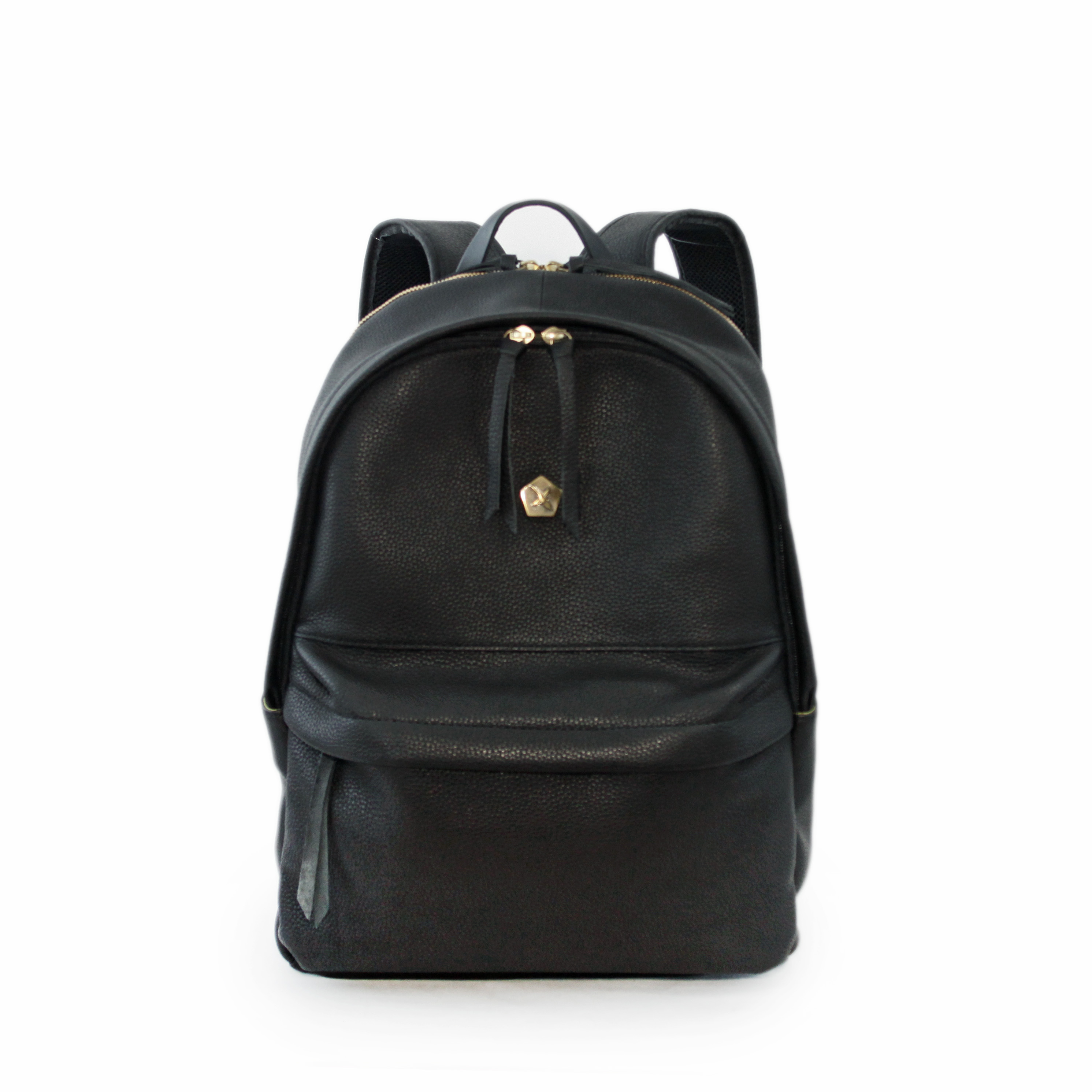 【Ain Soph セカンドレーベル】ブラックシリーズ 撥水レザーリュック　バックパック 日本製 / ASC1804-STN