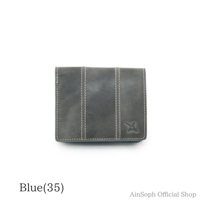 DA1527-HP/Ain Soph (アインソフ)ボックス小銭入れの折財布
