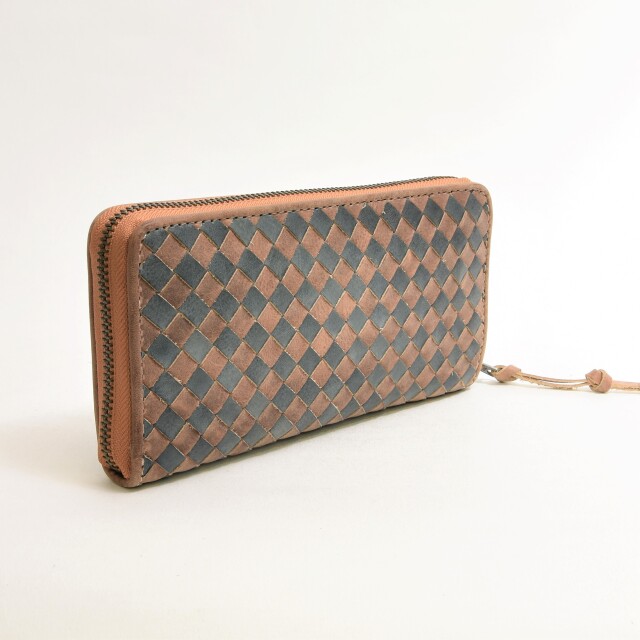 DA889-HP/Ain Soph(アインソフ)メッシュのラウンドジップ長財布 