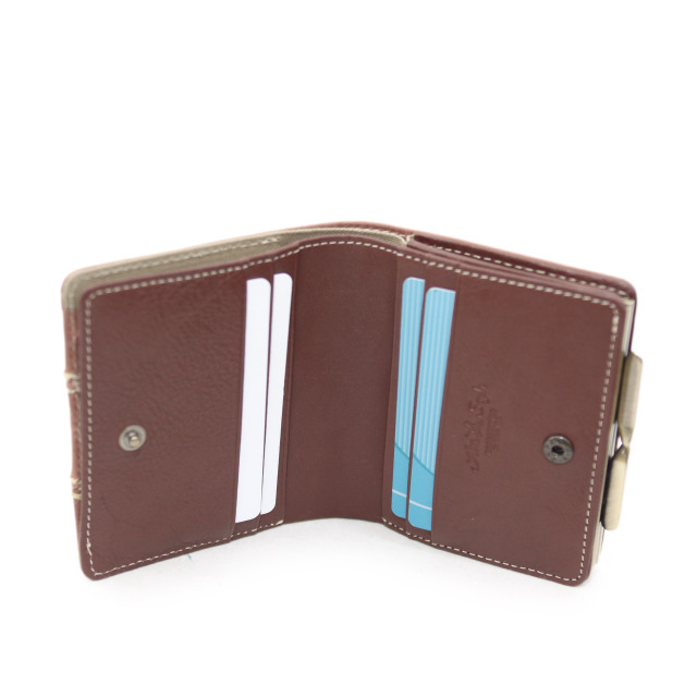 DA1611-HP/Ain Soph(アインソフ) がま口 二つ折り財布 ボックスコイン