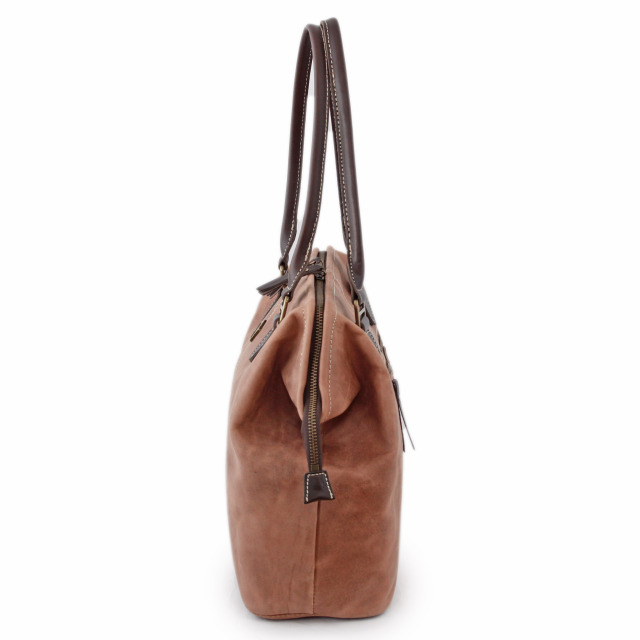 ASE1687-HP/Ain Soph (アインソフ)ファスナータイプの口枠トートバッグ