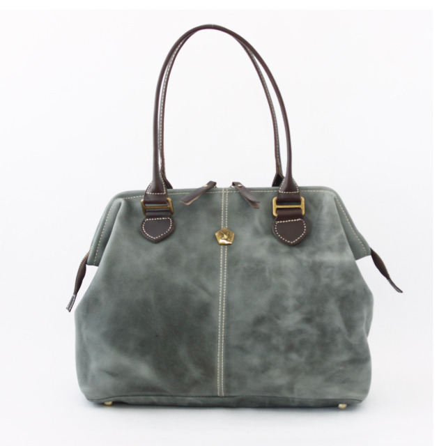 ASE1687-HP/Ain Soph (アインソフ)ファスナータイプの口枠トートバッグ