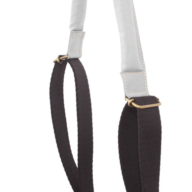 ASF1820-BRS/Ain Soph (アインソフ)塩縮加工ナイロン　巾着ショルダーバッグ