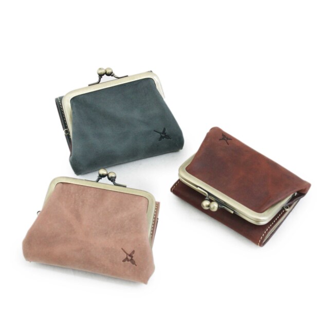 DA1627-HP/Ain Soph(アインソフ)がまぐち三つ折　ミニ財布