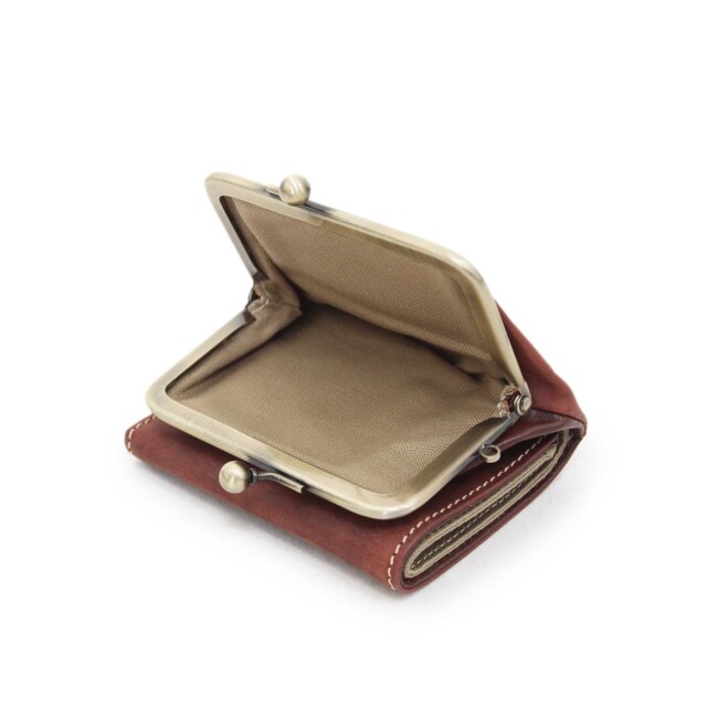 DA1627-HP/Ain Soph(アインソフ)がまぐち三つ折　ミニ財布