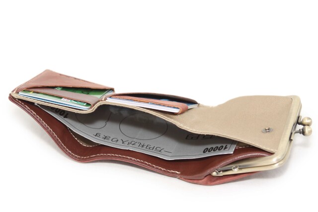 DA1627-HP/Ain Soph(アインソフ)がまぐち三つ折　ミニ財布