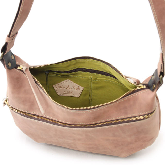 ASE1823-HP/Ain Soph (アインソフ)ＨＰレザー薄マチショルダーバッグ　