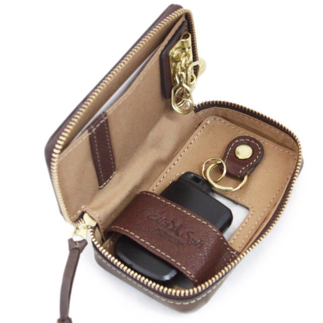 【HPレザー】AinSophアインソフ｜クリア窓付きキーケース /DA1623-HP