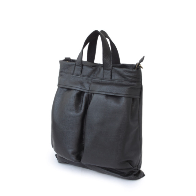 Ain Soph セカンドレーベル】ブラックシリーズ 撥水レザーヘルメット