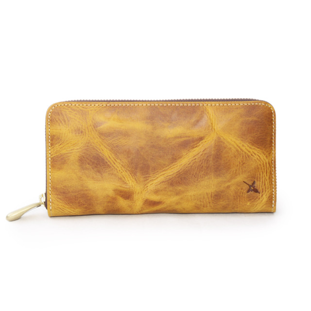 Ain Soph ダークブラウン レザー長財布 Ain Soph アインソフ 革長財布 送料無料 : 上野悟 THE BAG SHOP