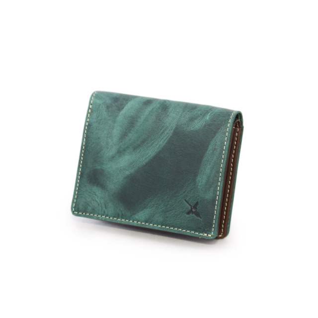 DA1548-WPS/Ain Soph (アインソフ)ワクシープレス　折財布（ボックスコインケース）　日本製