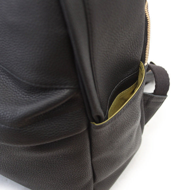 【Ain Soph セカンドレーベル】ブラックシリーズ 撥水レザーリュック　バックパック 日本製 / ASC1804-STN