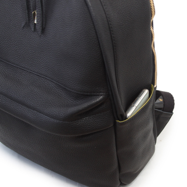 【Ain Soph セカンドレーベル】ブラックシリーズ 撥水レザーリュック　バックパック 日本製 / ASC1804-STN