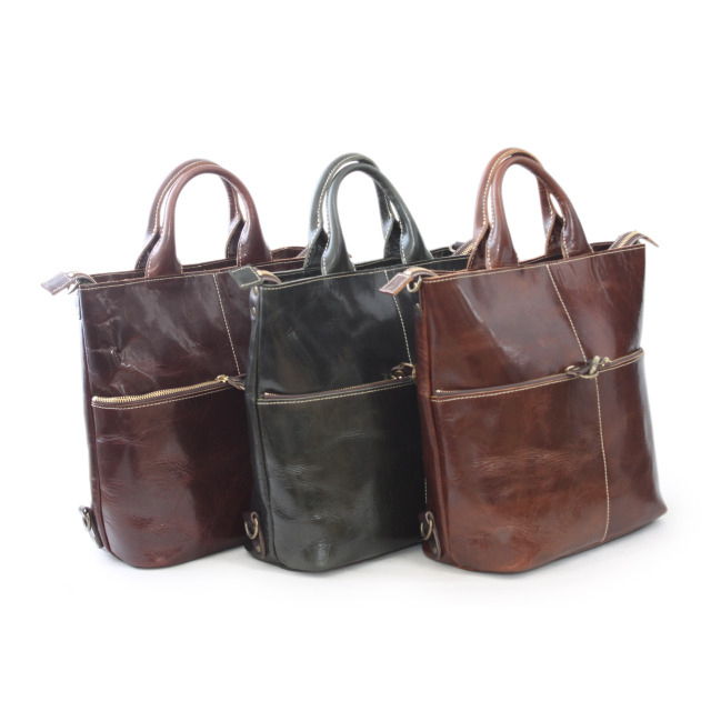 【HWMレザー】Ain Soph (アインソフ) 3WAYレザーバッグ リュック ショルダーバッグ 日本製｜ASE1632-HWM