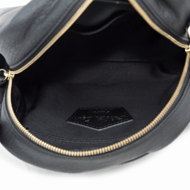 Ain Soph セカンドレーベル】ブラックシリーズ 撥水レザー ショルダー