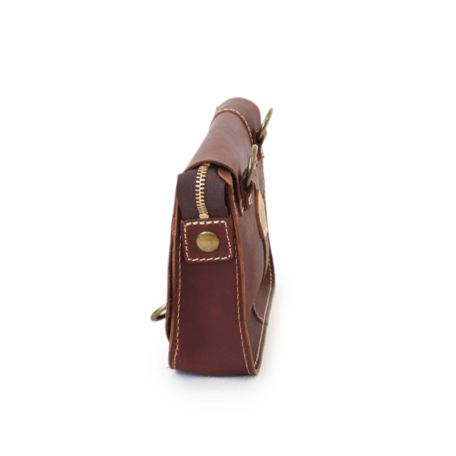【新品.未使用】アインソフ（Ain Soph）DB363-HP HPレザー】Ain Soph(アインソフ) クラシカル 切りっぱなしショルダー