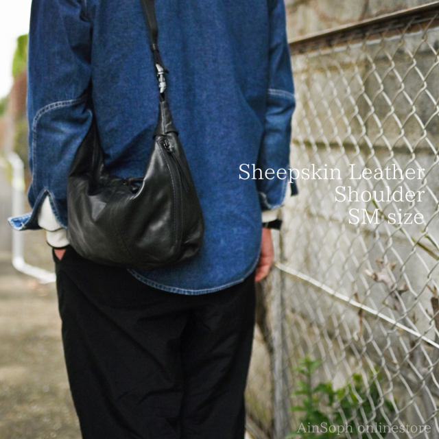 【Ain Soph セカンドレーベル】シープレザー 2WAY ショルダーバッグ SL / ASE1844-PKS
