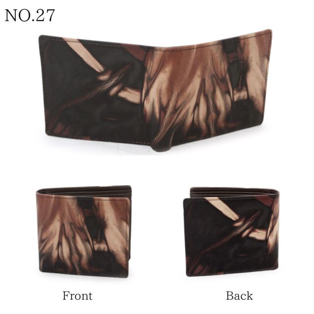 DA1036-AMD/Ain Soph (アインソフ)奄美泥染め 折財布 ボックスコイン