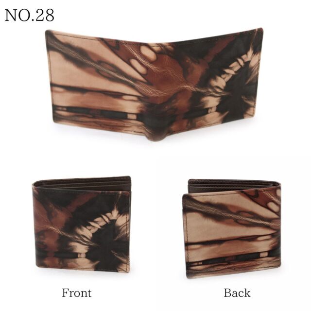 DA1036-AMD/Ain Soph (アインソフ)奄美泥染め 折財布 ボックスコイン