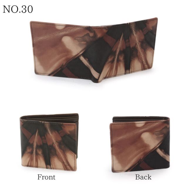 DA1036-AMD/Ain Soph (アインソフ)奄美泥染め 折財布 ボックスコイン