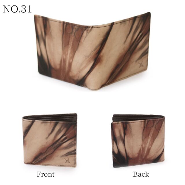 DA1036-AMD/Ain Soph (アインソフ)奄美泥染め 折財布 ボックスコイン