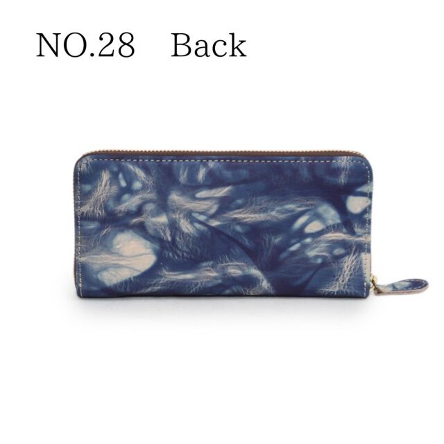 DA1180-BLA/Ain Soph (アインソフ)藍染ラウンドファスナー長財布　日本製