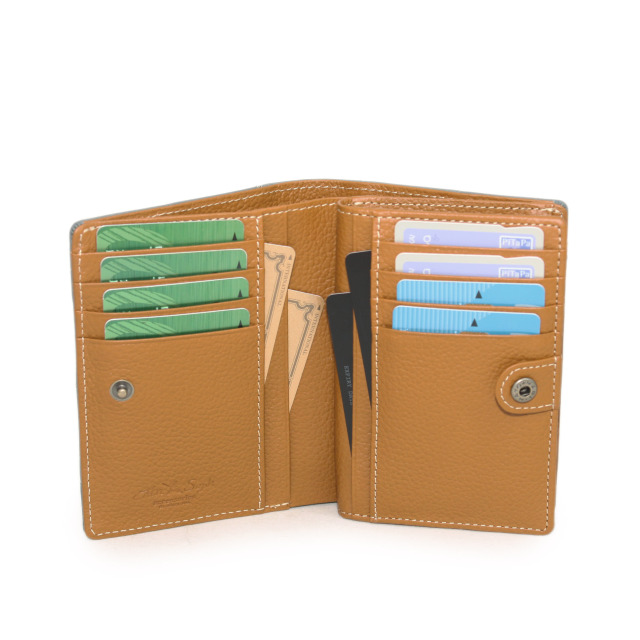 【HPレザー】Ain Soph(アインソフ)パッチワークミドル折財布｜DA1297F-HP