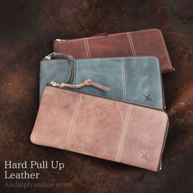 【HPレザー】Ain Soph(アインソフ)L字ファスナー長財布 | DA1624-HP