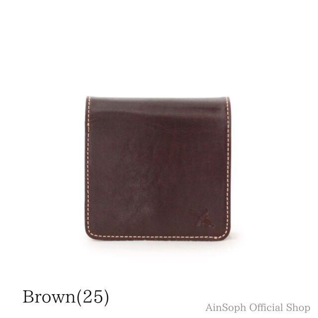 【HWMレザー】Ain Soph（アインソフ）ダブルフェイス 折財布｜DA1643-HWM