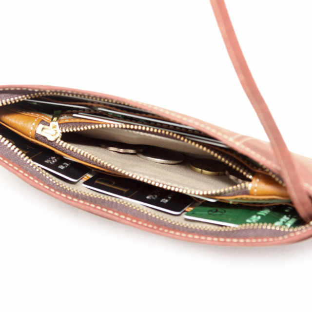 【HPレザー】Ain Soph（アインソフ）お財布ショルダー・スマホショルダー｜ウォレットショルダー｜DA1653-HP