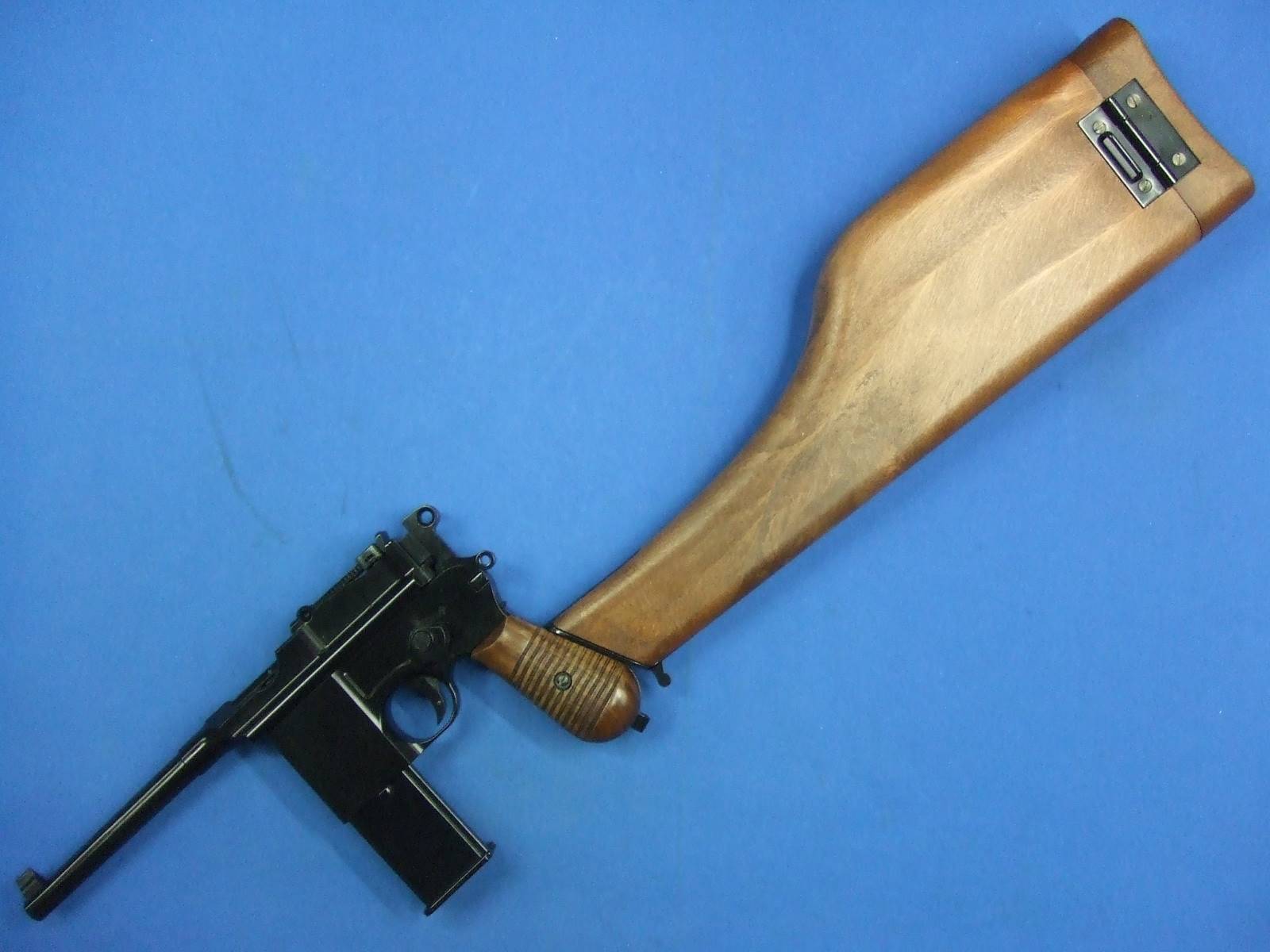 モーゼルM712 フェイクウッド ストックホルスター付き | WE・ArmoreWoks