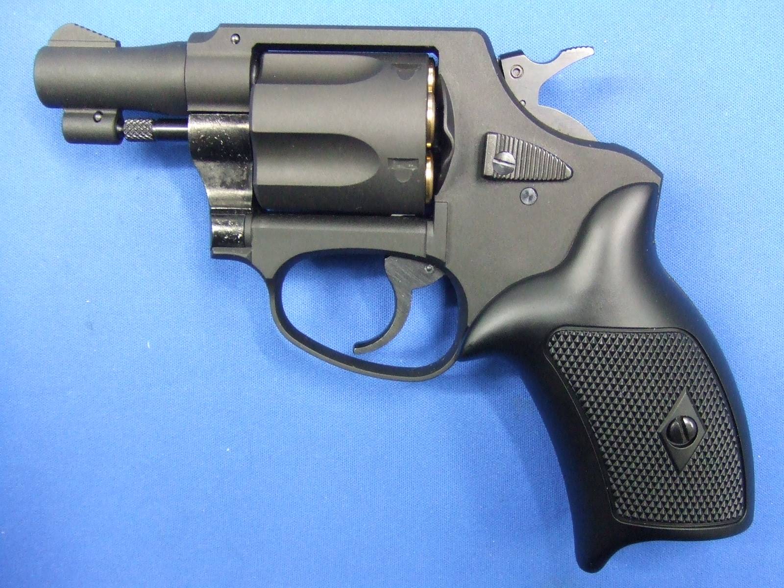 ポリスリボルバー 2インチ ブラック HW HWブラックグリップ仕様 リアルXカートリッジ　 | 　マルシン