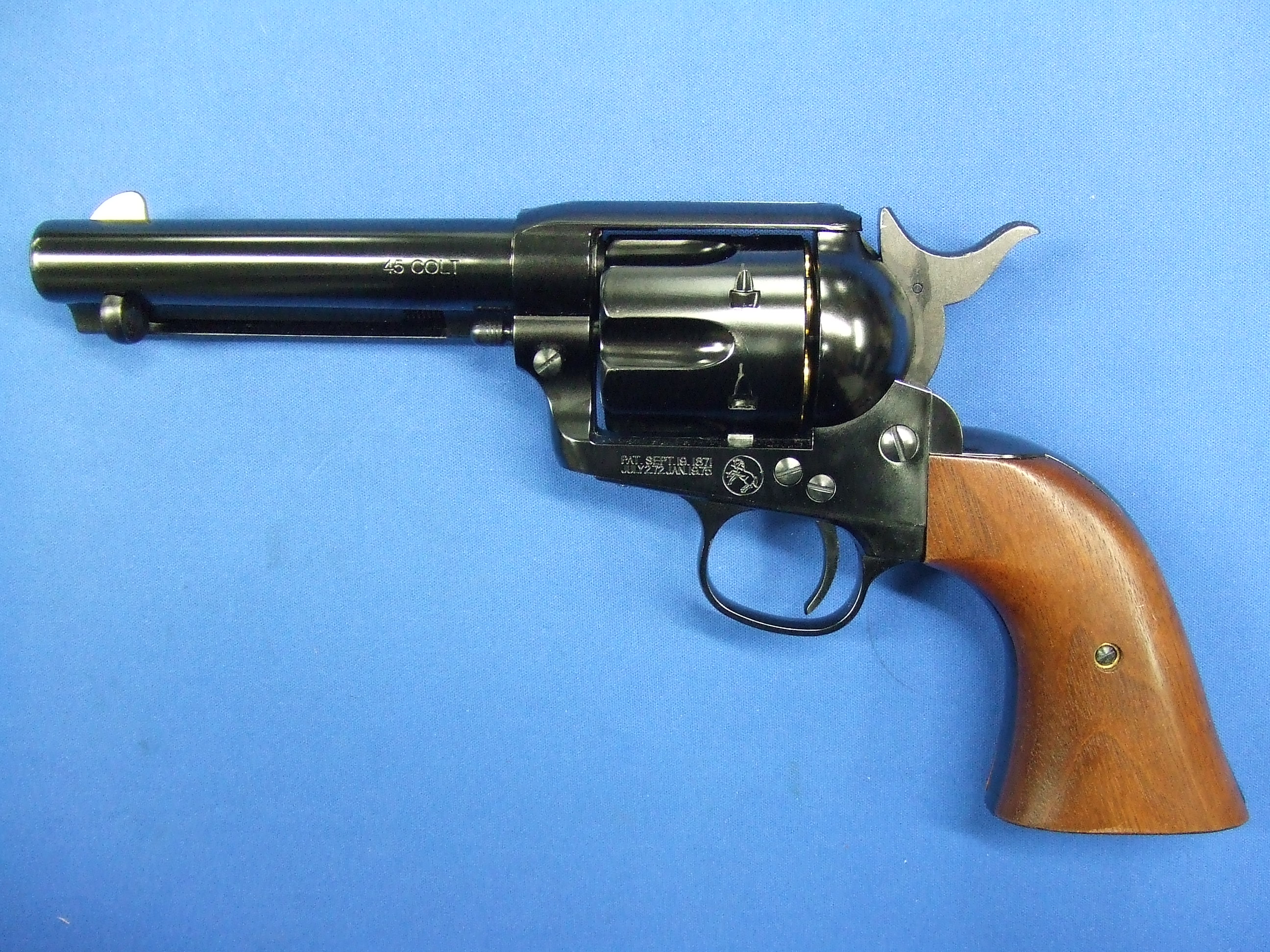 コルト SAA.45 シビリアン Wディープブラック ABS 木製グリップ仕様　Xカートリッジ　 | 　マルシン