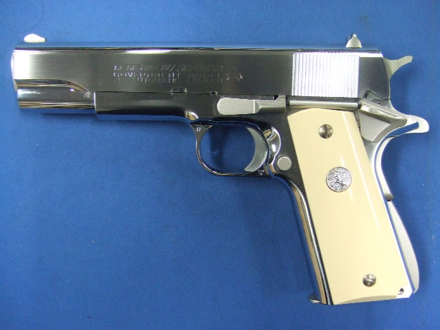 コルトMKⅣシリーズ70 クロームシルバー アイボリータイプグリップ　 | ウエスタンアームズ