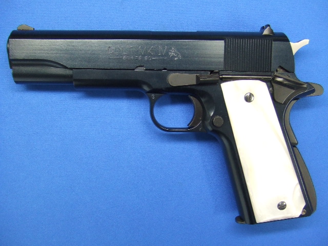 コルトガバメントMK4 シリーズ80 DXエディション ホワイトパールグリップ　 | ウエスタンアームズ