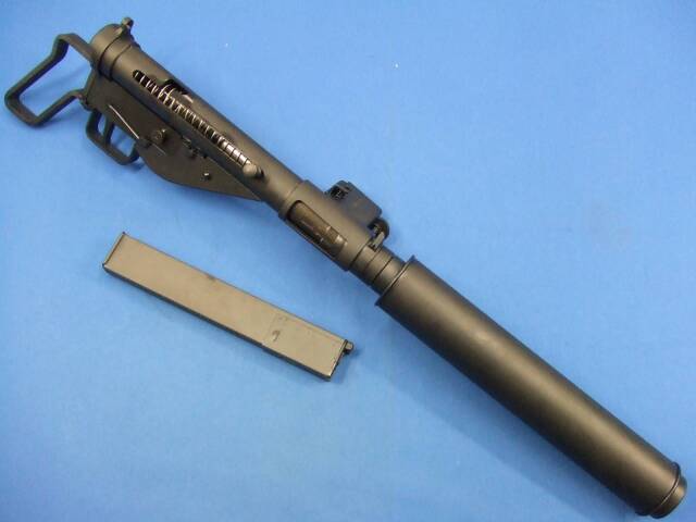 ww2イギリス軍　ハドソン　ステン MK2短機関銃　実物スリング付き　ジャンク ww2イギリス軍 ハドソン ステン MK2短機関銃 実物スリング付き