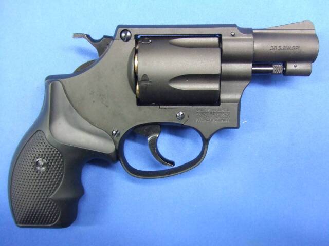 S&W M36 2in ブラック HW プラグリップ仕様 リアルXカートリッジ　 | 　マルシン
