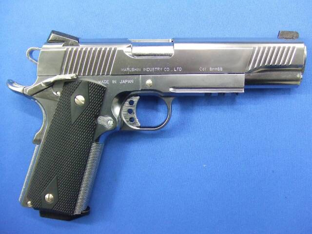 マルシン M1911-A1 TRP Satinet Silver 8mmガスガン マルシン] M1911-A1 TRP Satinet Silver 8mmBB (中古)｜エアガン.jp