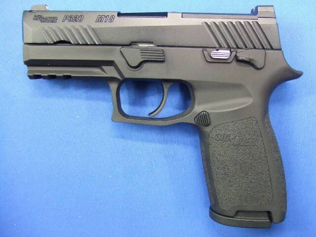 内部改良済　WE/AEG SIG SAUER P320 M18 2マガジン付き Amazon.co.jp: AEG製 シグ P320 M18 ツートン ガスブローバック
