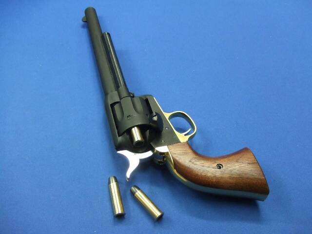 コルト SAA.45 キャバルリーブラススタイル HW 木製グリップ仕様　Xカートリッジ　 | 　マルシン