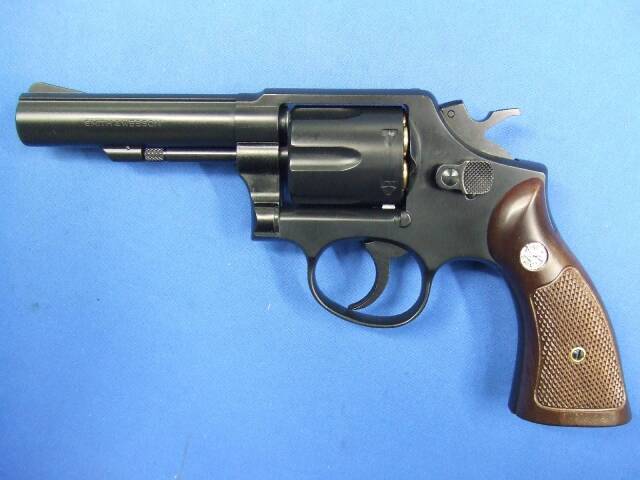 S&W M10 マットブラック ABS チェッカープラグリップ仕様 リアルXカートリッジ　 | マルシン