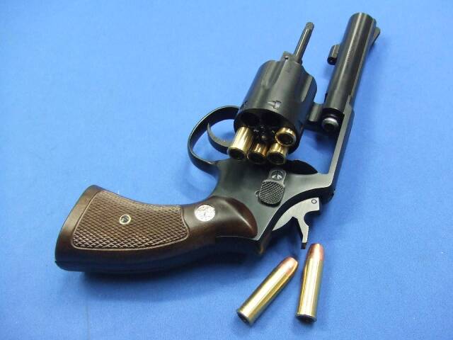 S&W M10 マットブラック ABS チェッカープラグリップ仕様 リアルXカートリッジ　 | マルシン