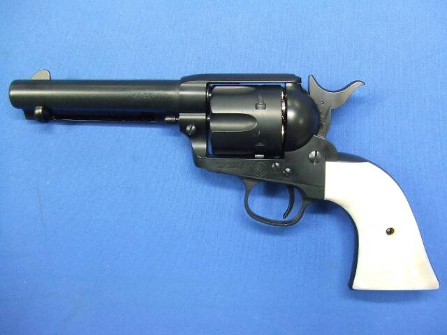 コルトSAA.45 シビリアン マットブラック ABS パールプラグリップ仕様　Xカートリッジ　 | 　マルシン