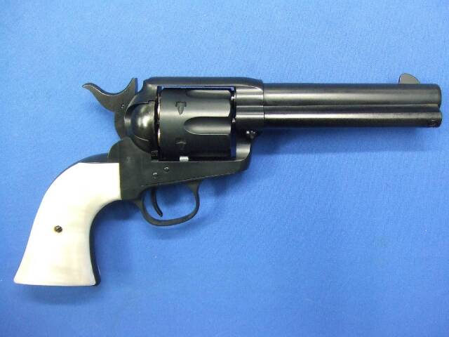 コルトSAA.45 シビリアン マットブラック ABS パールプラグリップ仕様　Xカートリッジ　 | 　マルシン